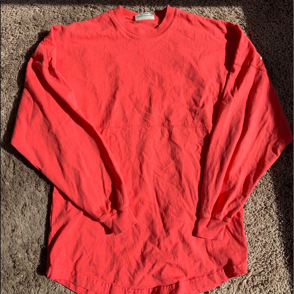 pink namaste buffalo, long sleeve tee, barely worn